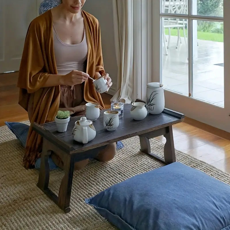 Kiri Meditation Table - Japanese Chabudai